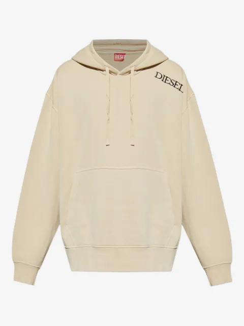 Diesel logo-embroidered hoodie