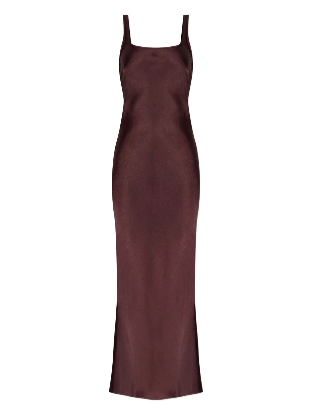 SAMSOE SAMSOE vestido Sanuna con abertura | marrón | Image 1