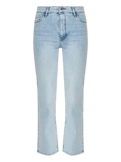 FRAME Straight jeans met knopen