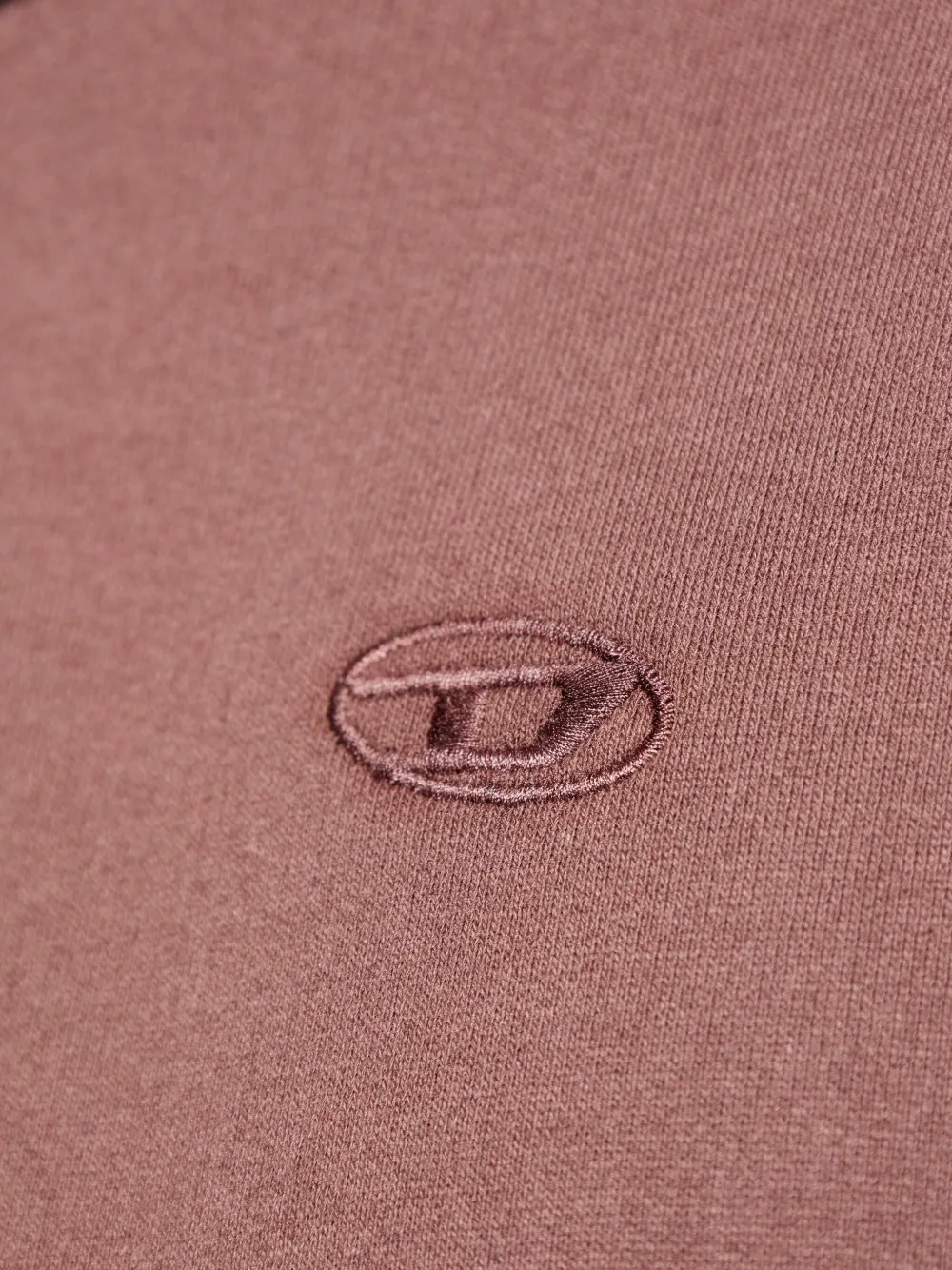 Diesel S-Macs hoodie met logoprint Bruin