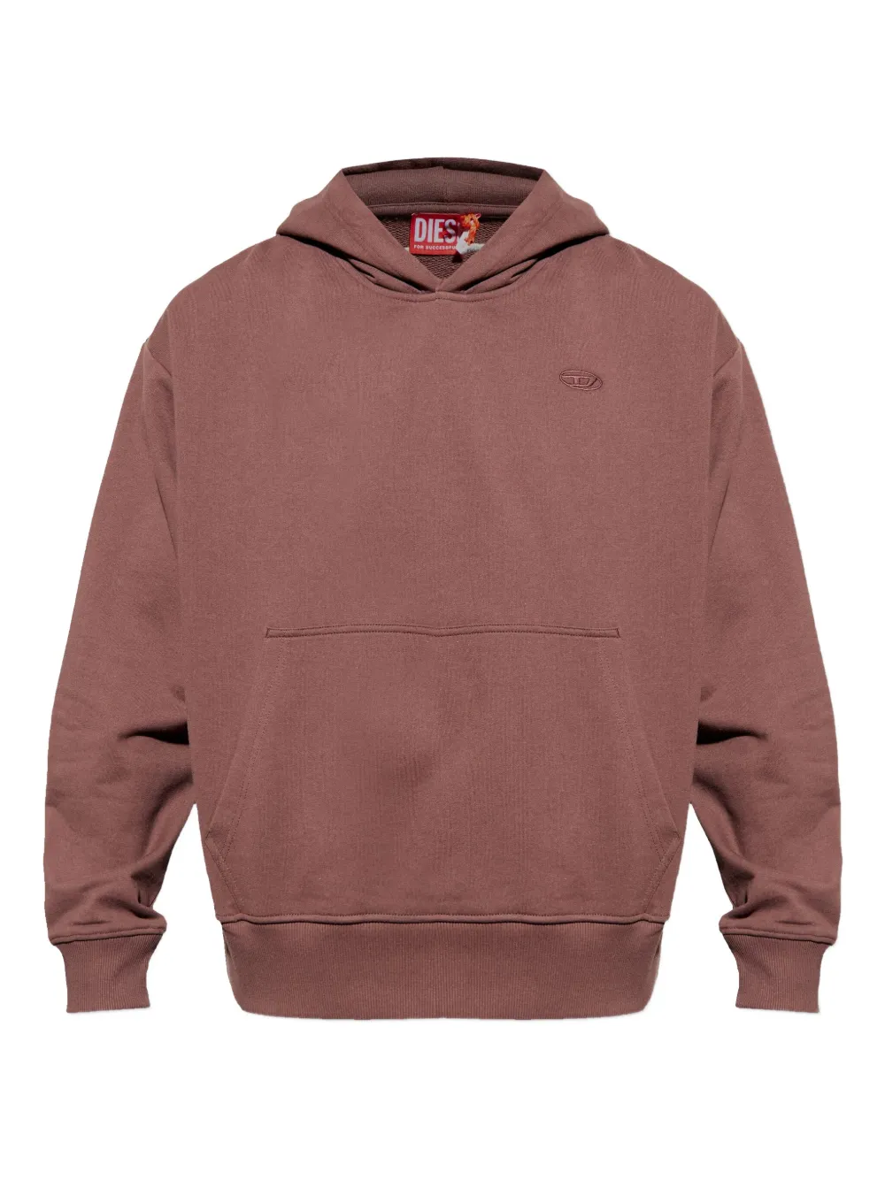 Diesel hooded logo graphic sweatshirt - Marrone
