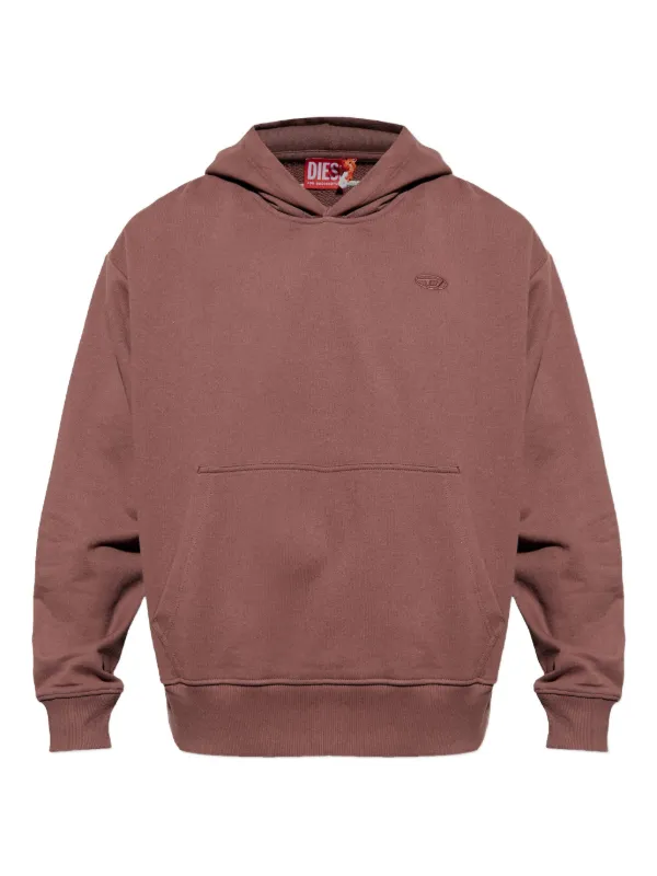 Diesel S-Macs logo-graphic Hoodie | Brown | FARFETCH UK