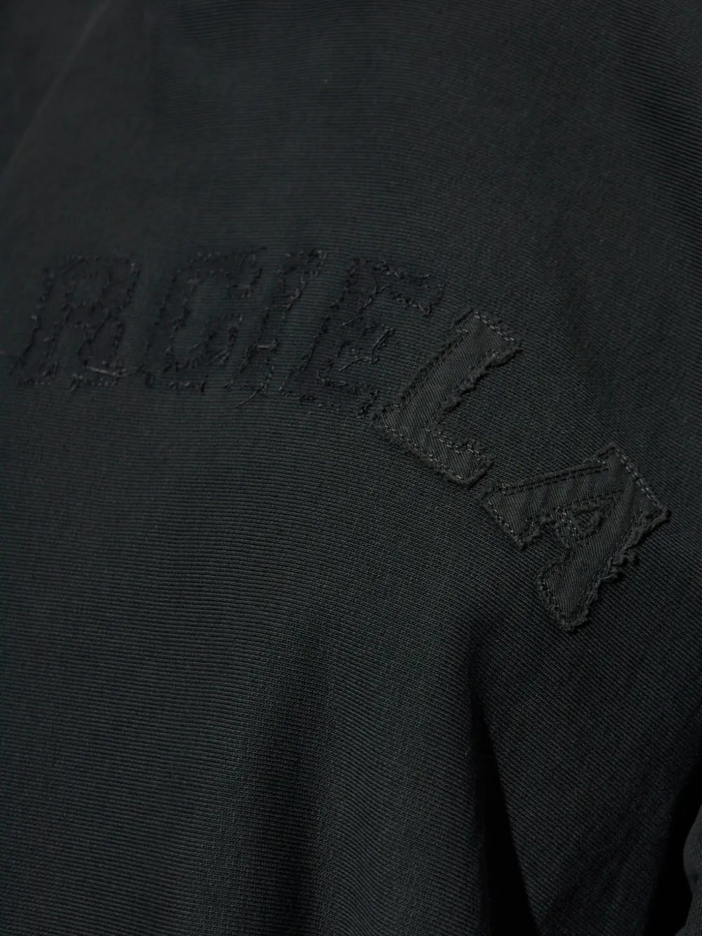 Maison Margiela Trui met geborduurd logo Zwart