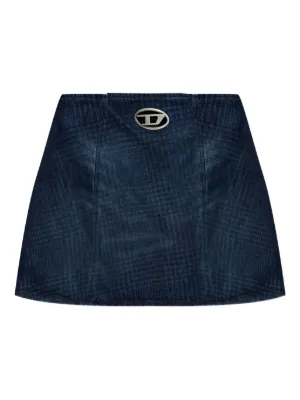 Jupe En Jean Diesel Noir - Taille 36 FR (équivalent 26 US) - Très Bon état Occasion