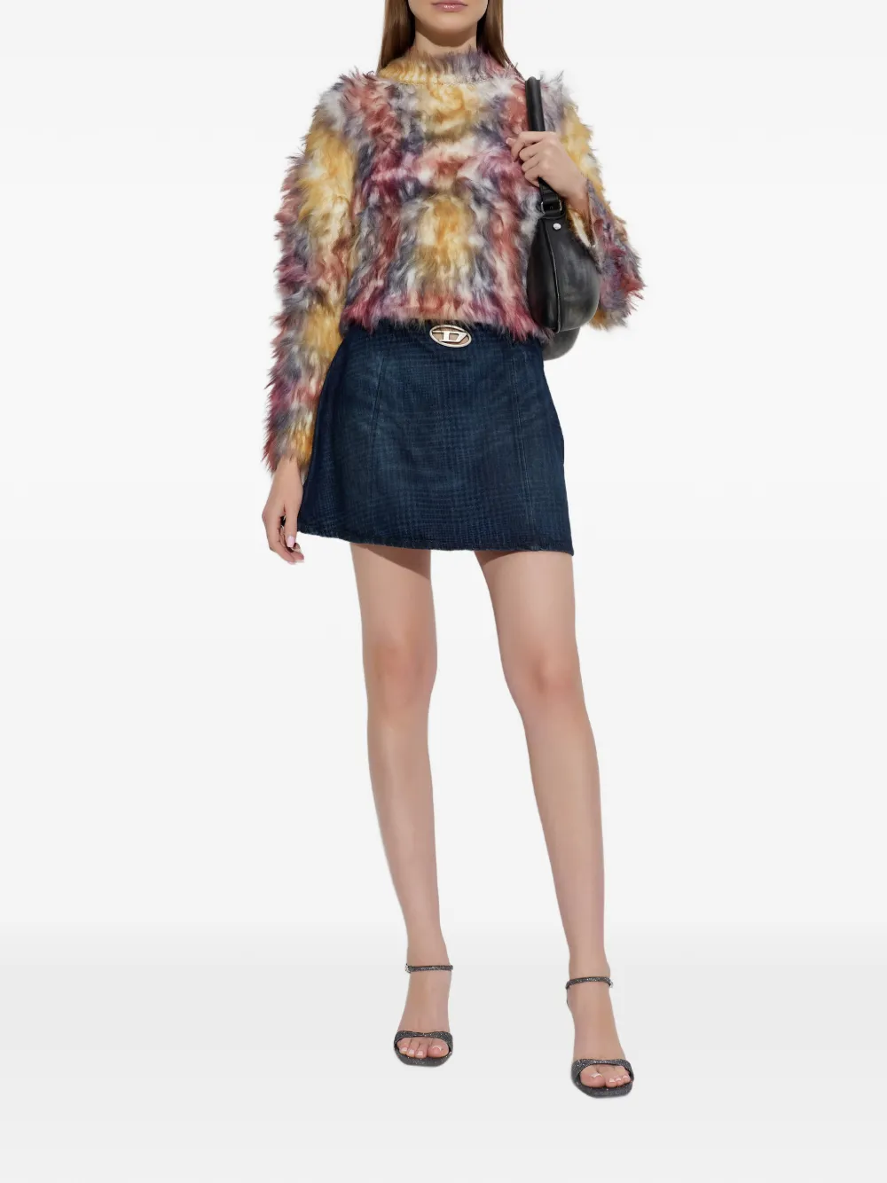 Diesel De-Sweny-S1 denim mini skirt - Blauw