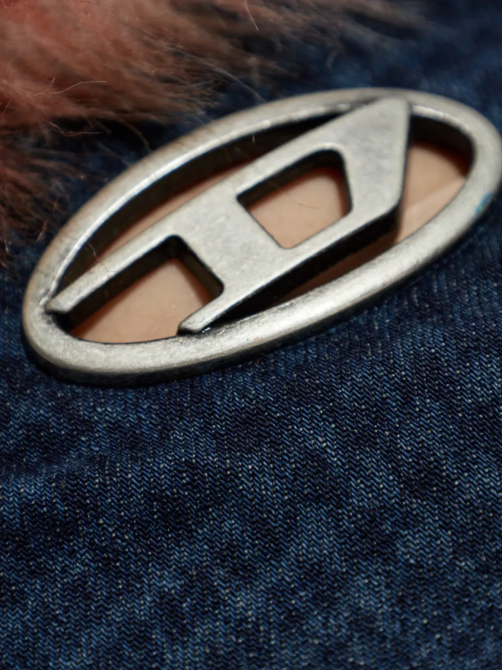 Diesel De-Sweny-S1 denim mini-rok Blauw