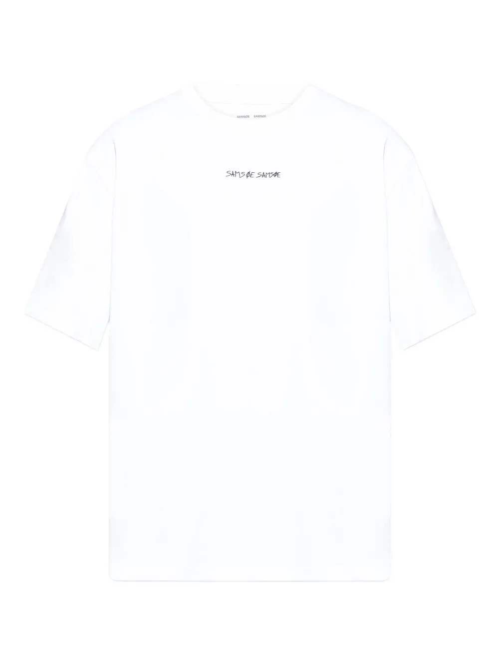 SAMSOE SAMSOE camiseta con estampado gráfico | blanco | Image 1