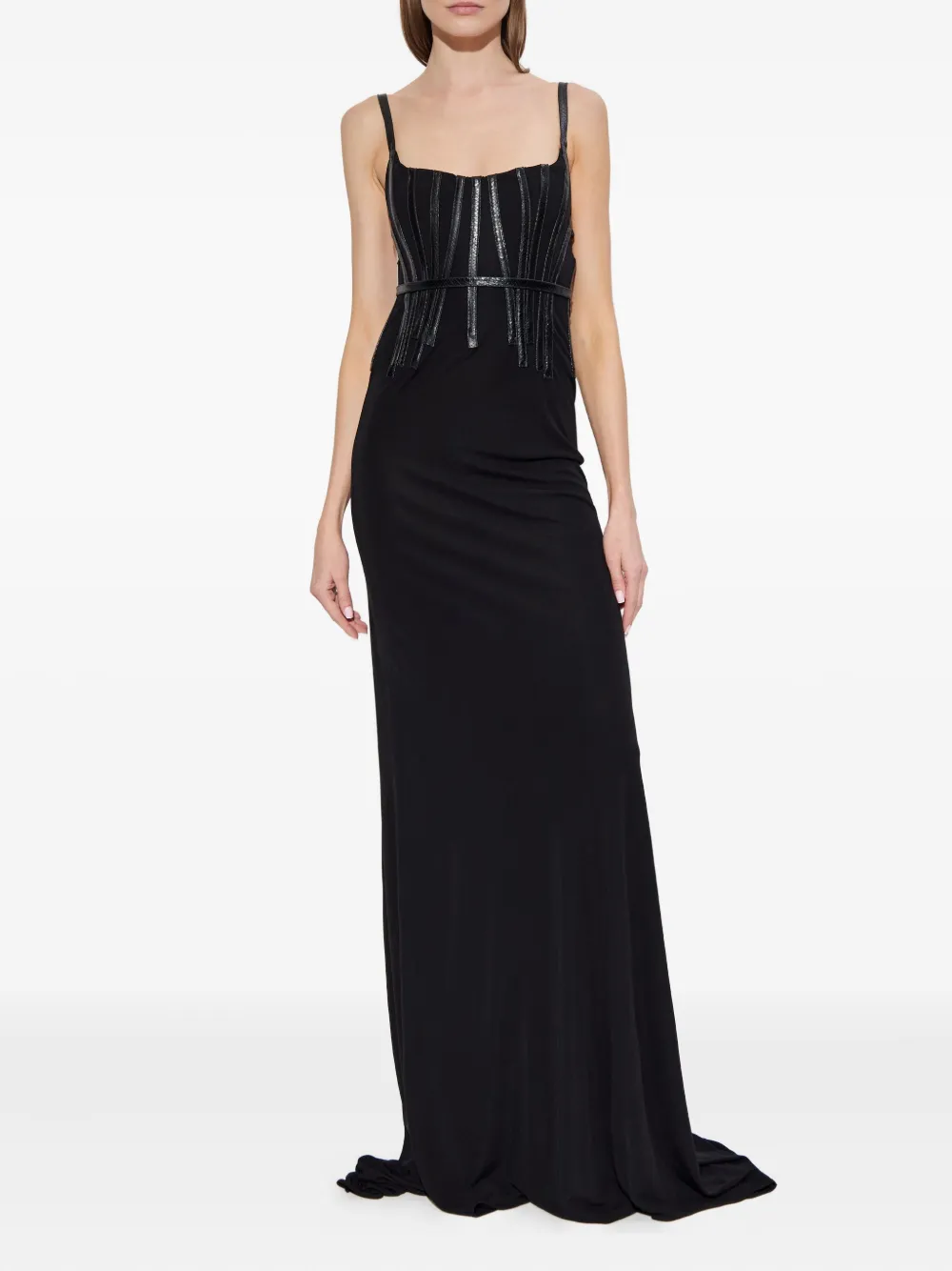 DSQUARED2 Maxi-jurk met bandjes Zwart