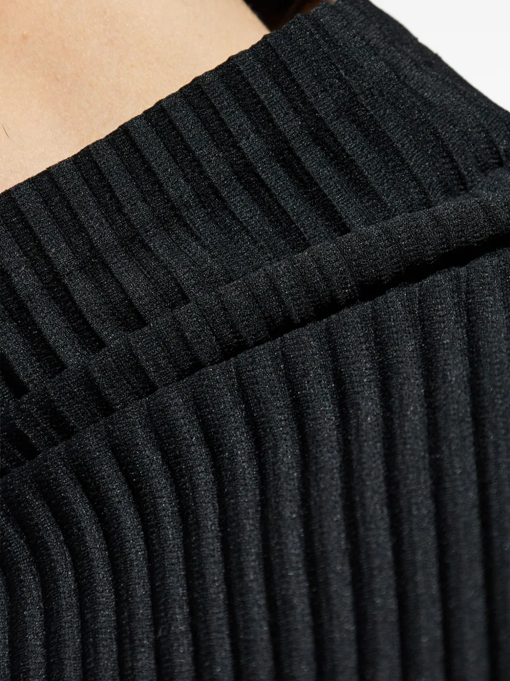 Homme Plissé Issey Miyake Geplooid T-shirt Zwart