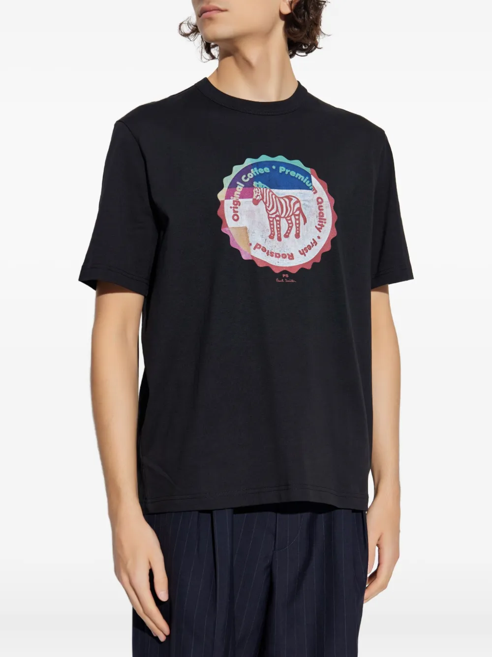 PS Paul Smith T-shirt met grafische print Zwart