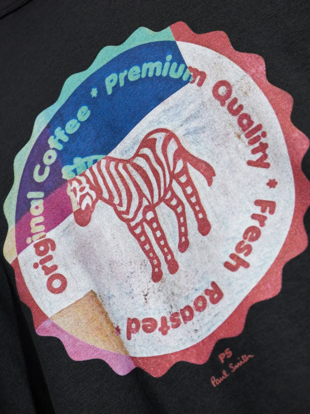 PS Paul Smith T-shirt met grafische print Zwart