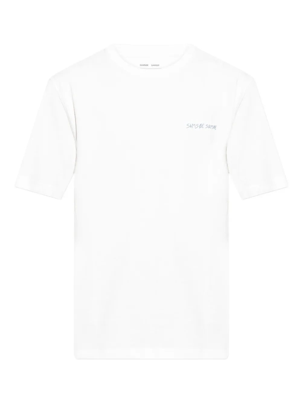 SAMSOE SAMSOE camiseta con estampado gráfico | blanco | Image 1