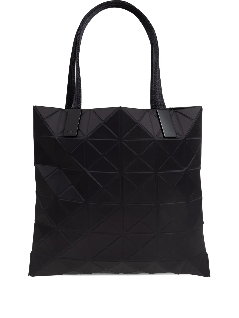 Bao Bao Issey Miyake Track Geometric-pattern Tote Bag In Black