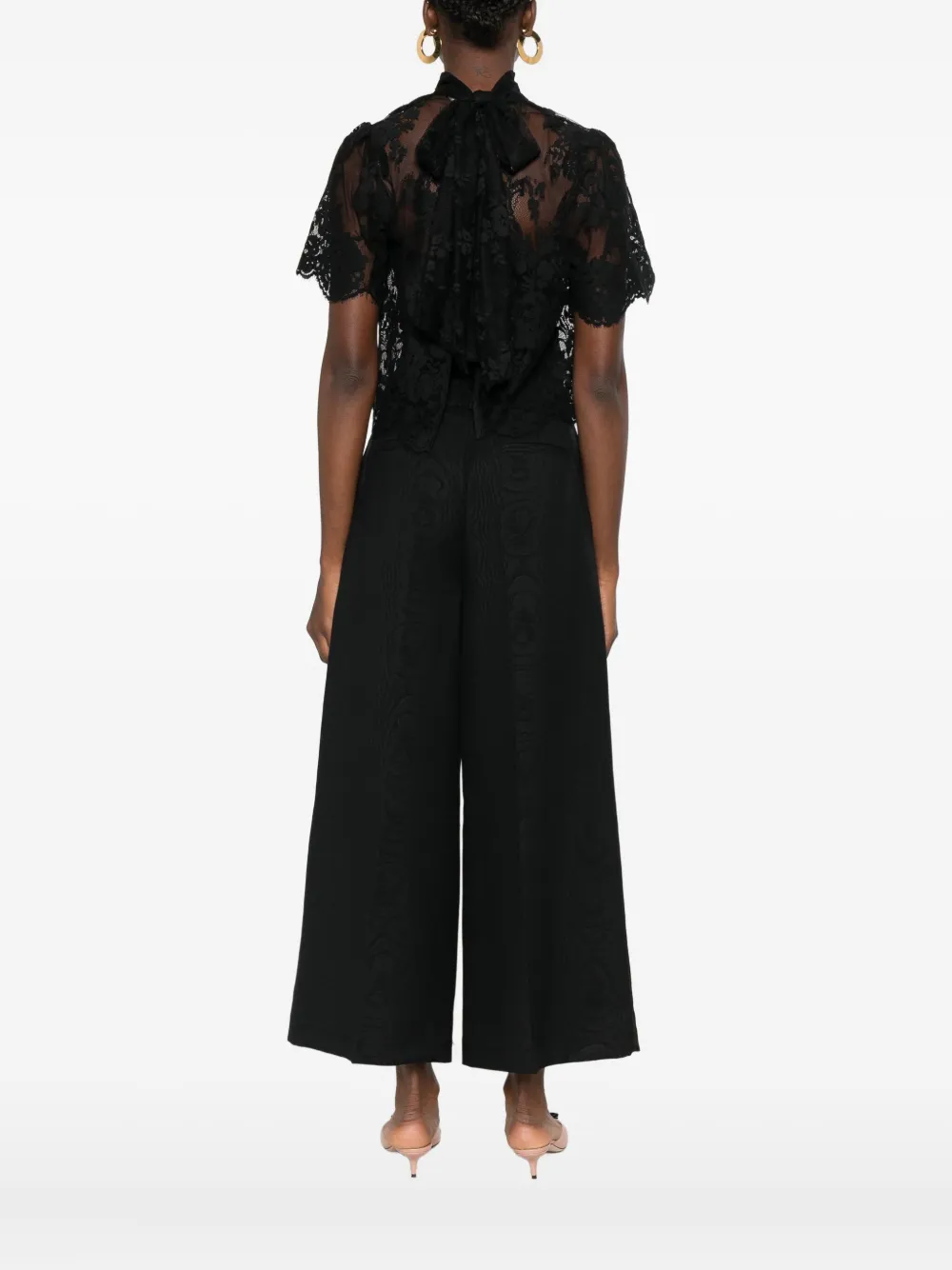 Imperial Lace Top In Black