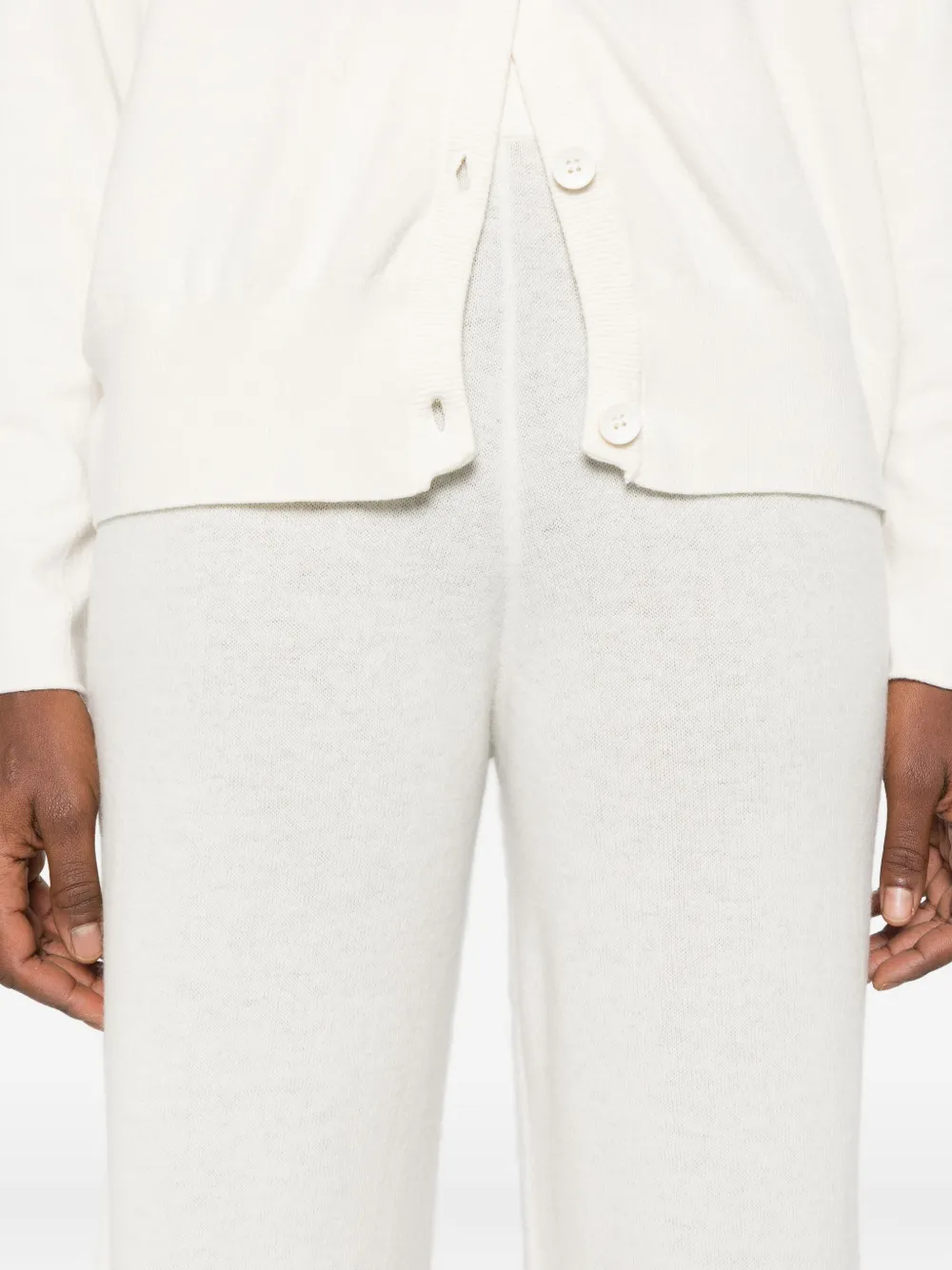 DIXIE Gebreide broek Wit