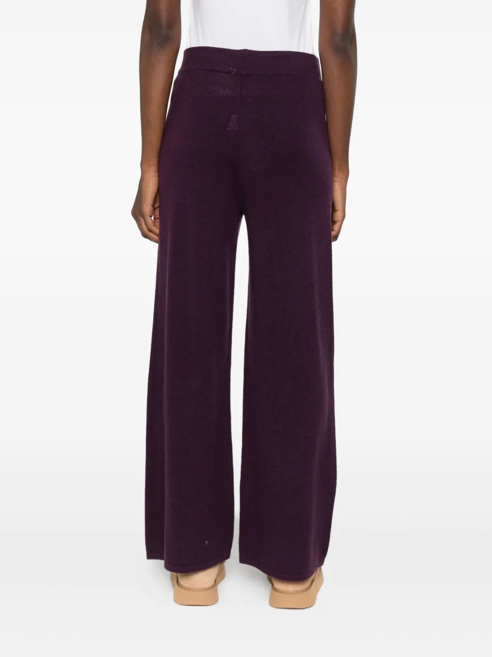 DIXIE Gebreide broek Paars