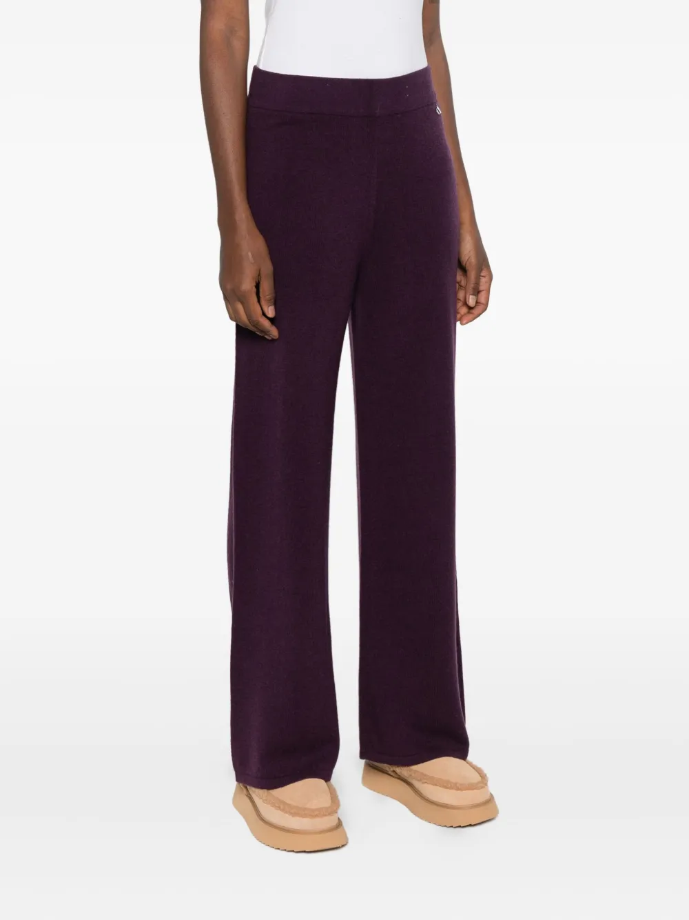 DIXIE Gebreide broek Paars