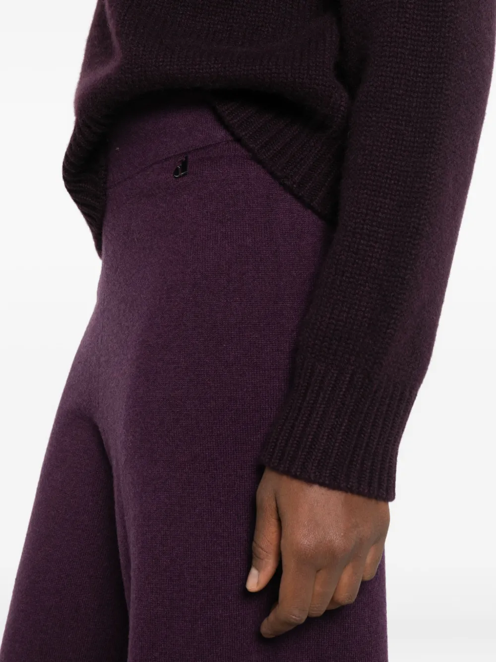 DIXIE Gebreide broek Paars