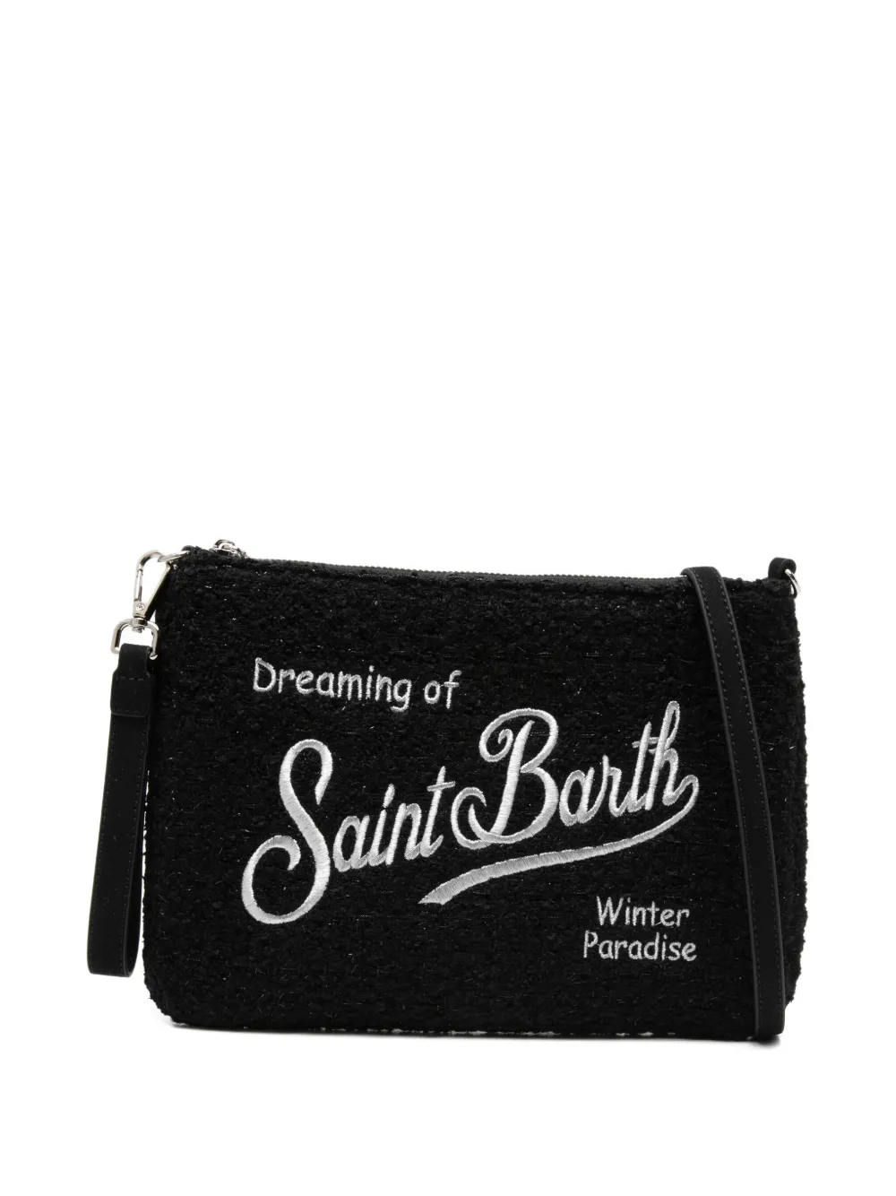 MC2 Saint Barth embroidered clutch bag - Nero