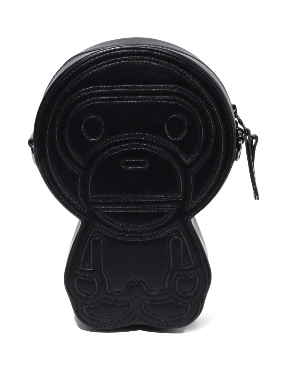 A BATHING APE Messengertas met rits - Zwart