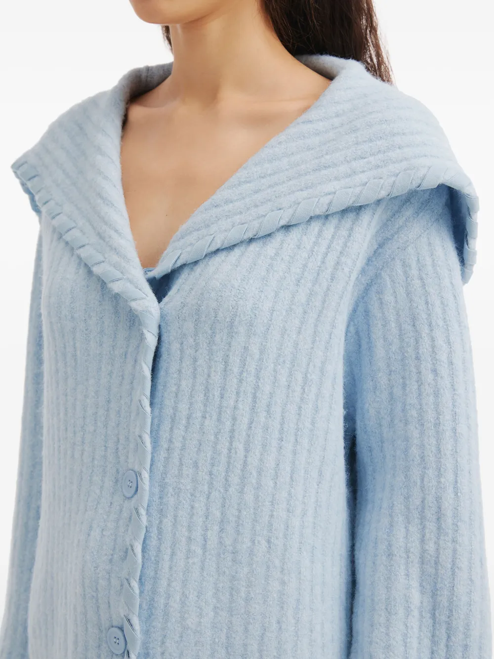 b+ab Wollen vest Blauw