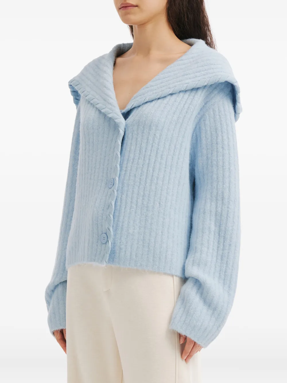b+ab Wollen vest Blauw