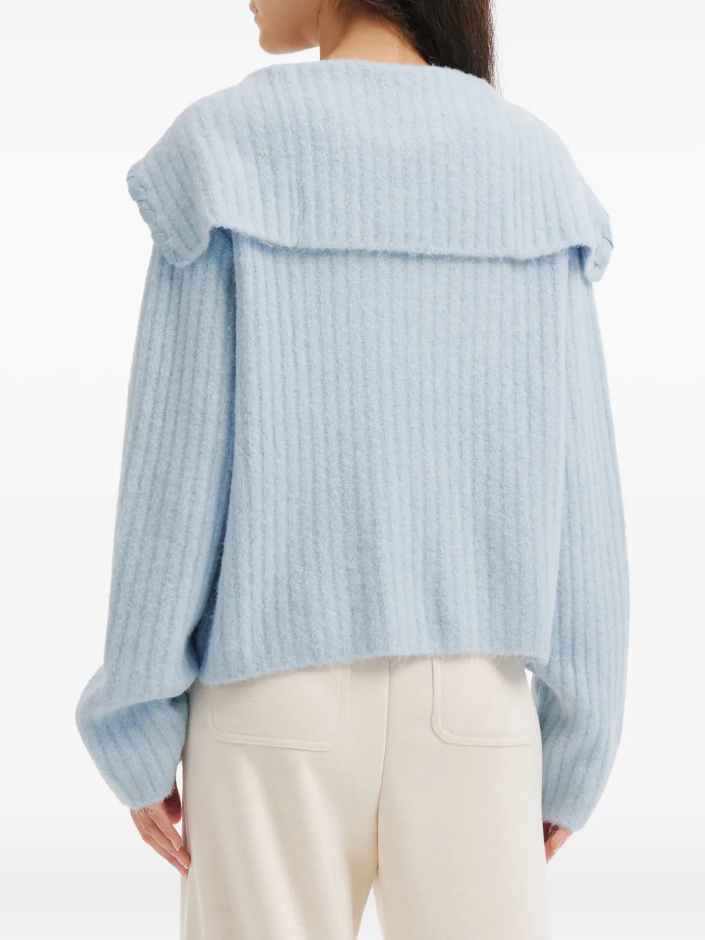 b+ab Wollen vest Blauw