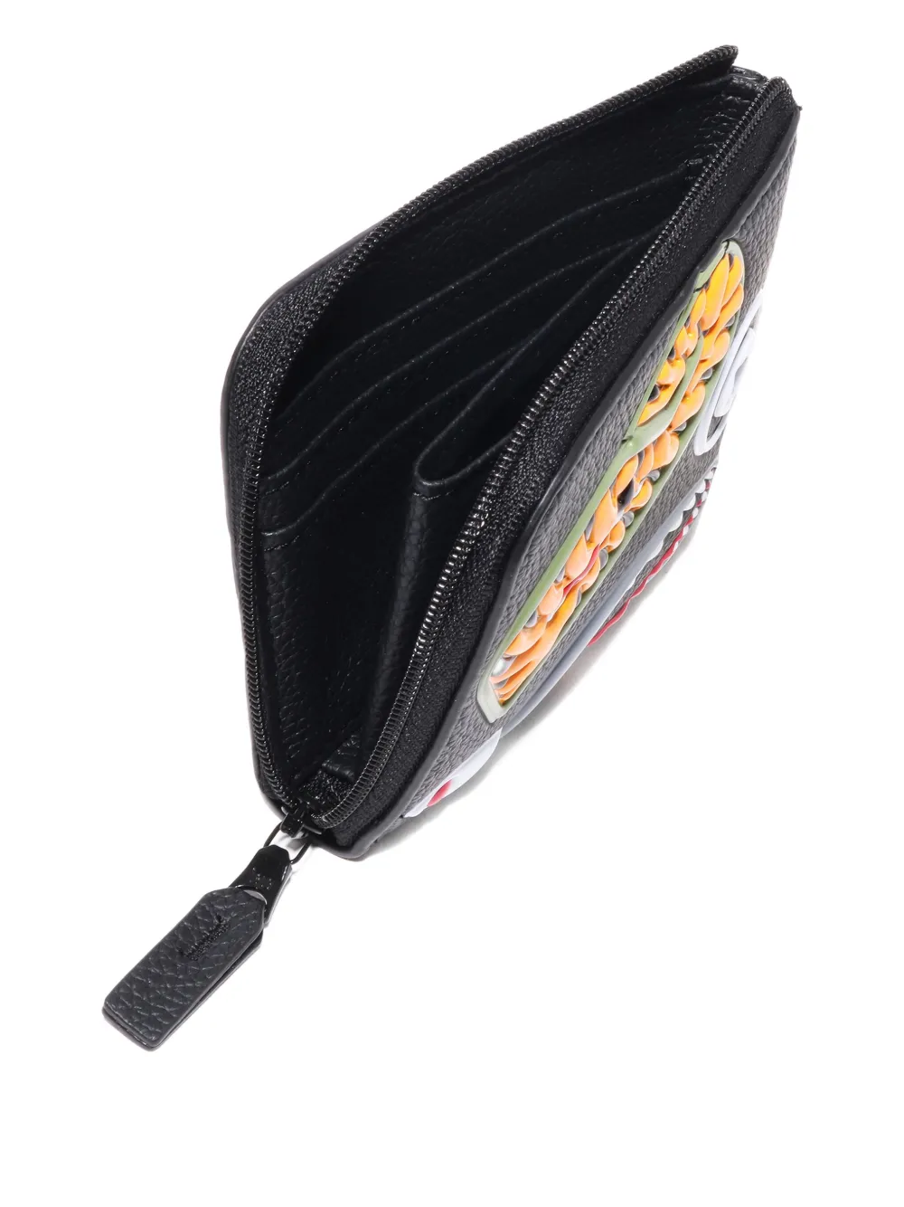 A Bathing Ape Zip Wallet In Brown