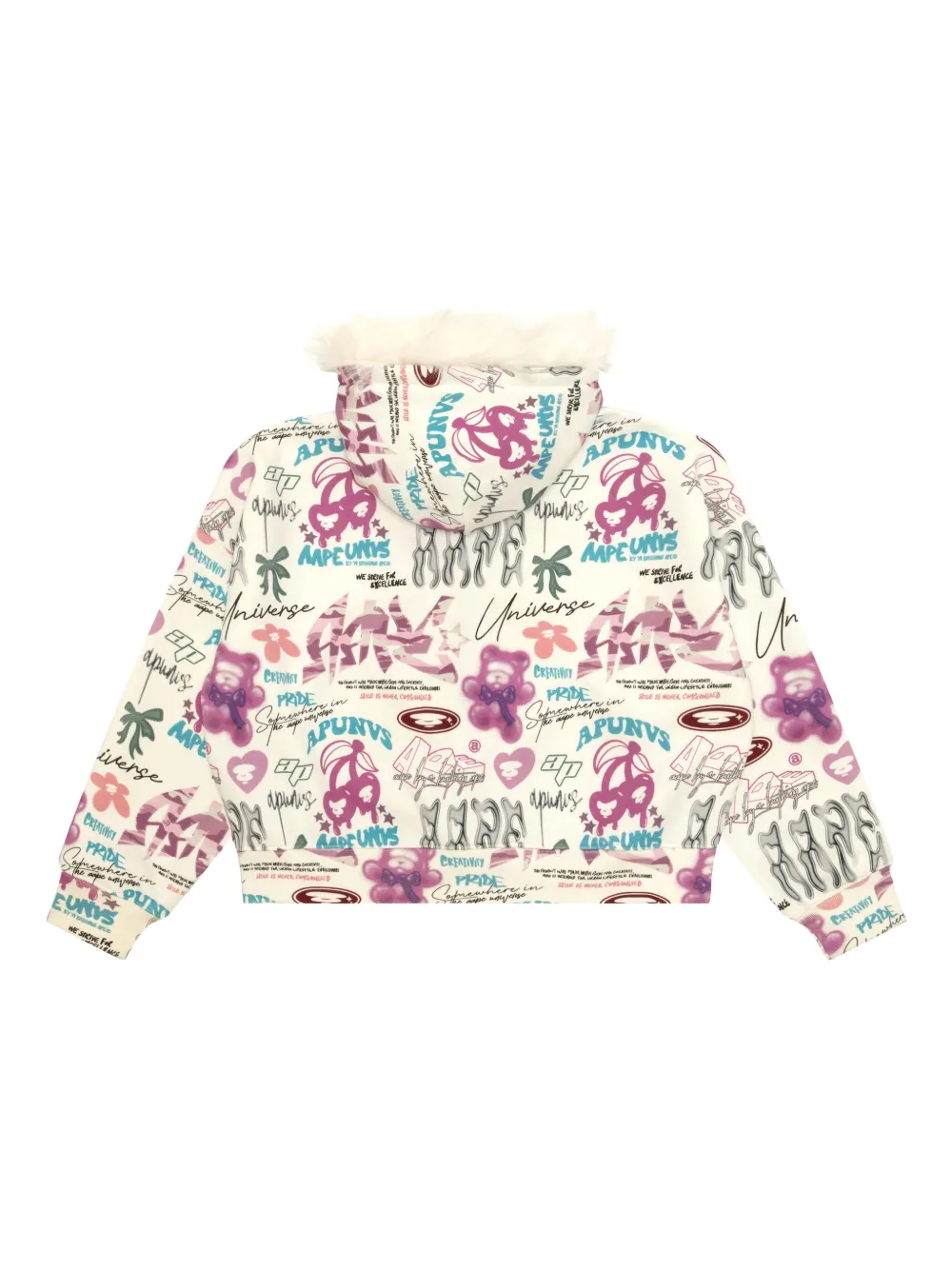 Aape By A Bathing Ape Graphic Hoodie In Multi