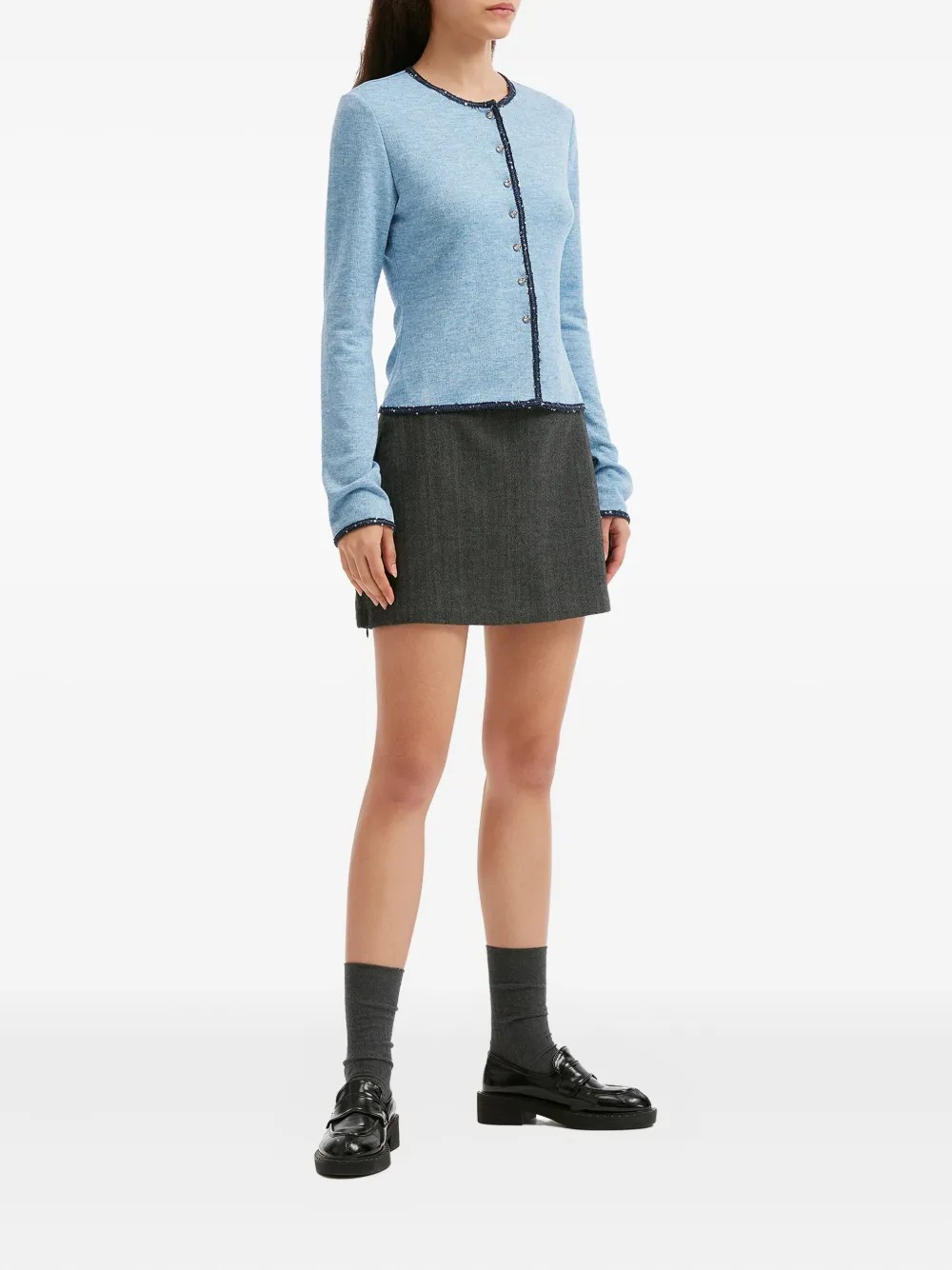 b+ab button-embellished cardigan | Cardigans | Image 2