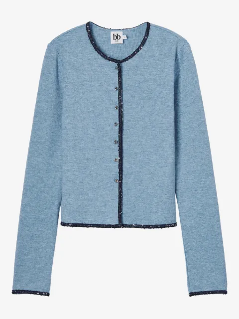 b+ab button-embellished cardigan