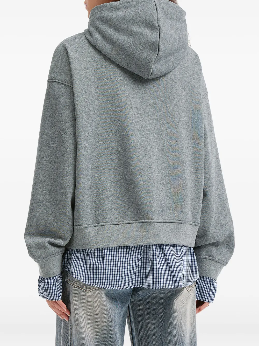 Tout A Coup Zip-fastening Hooded Hoodie In Blue