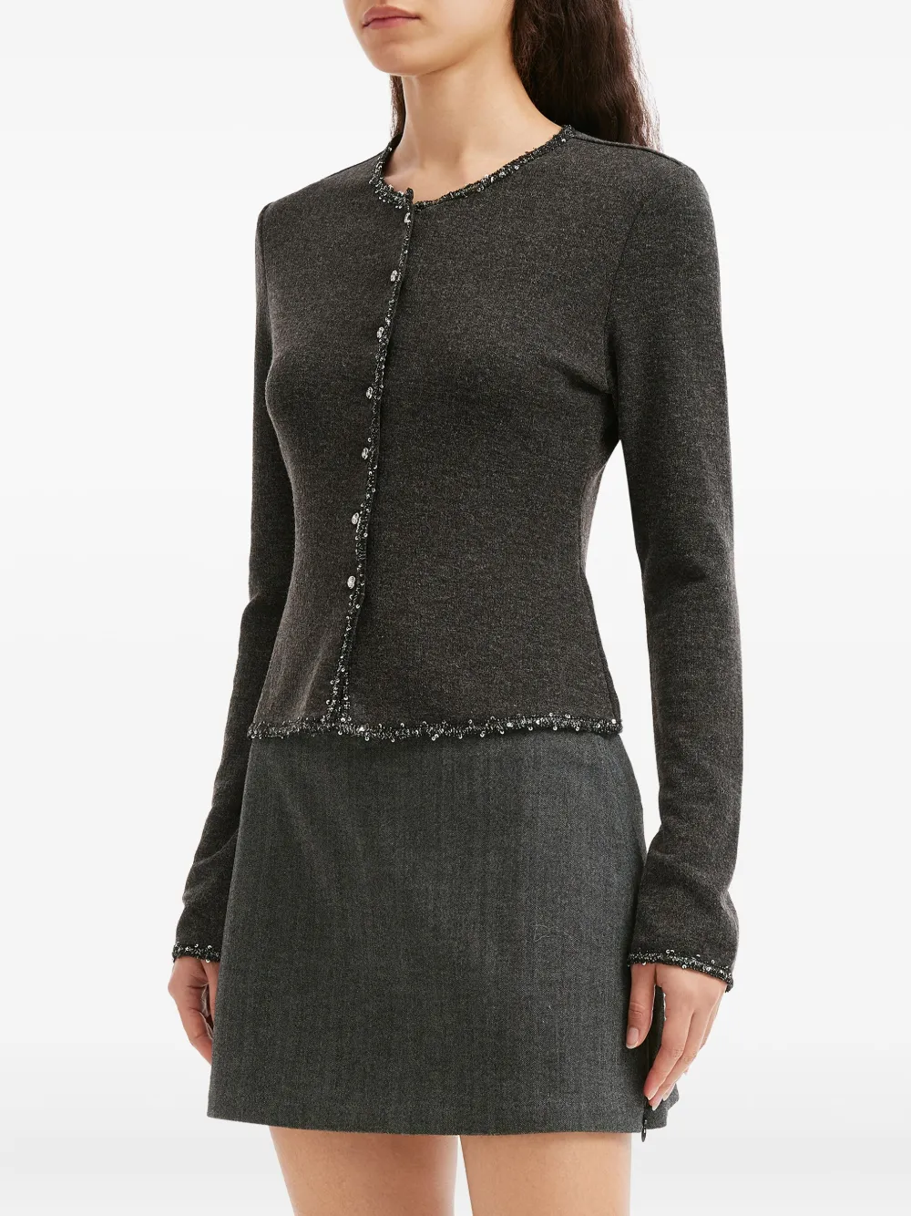 b+ab button-embellished cardigan | Cardigans | Image 2