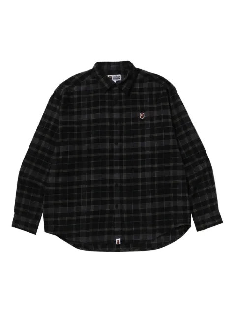 A BATHING APE® camisa con parche del logo