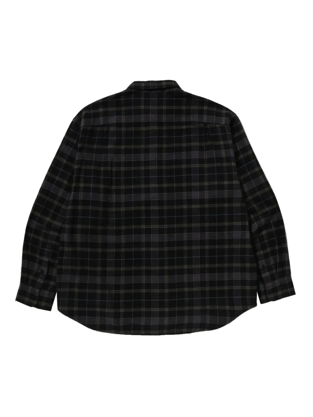 A BATHING APE Overhemd met logopatch - Zwart