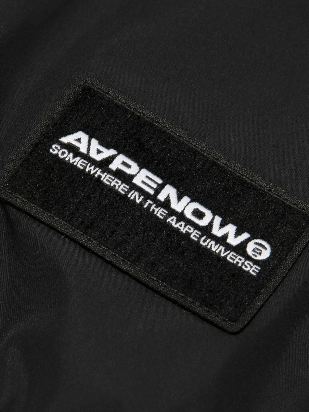 Aape By A Bathing Ape Zip Patch Jacket In Neutral