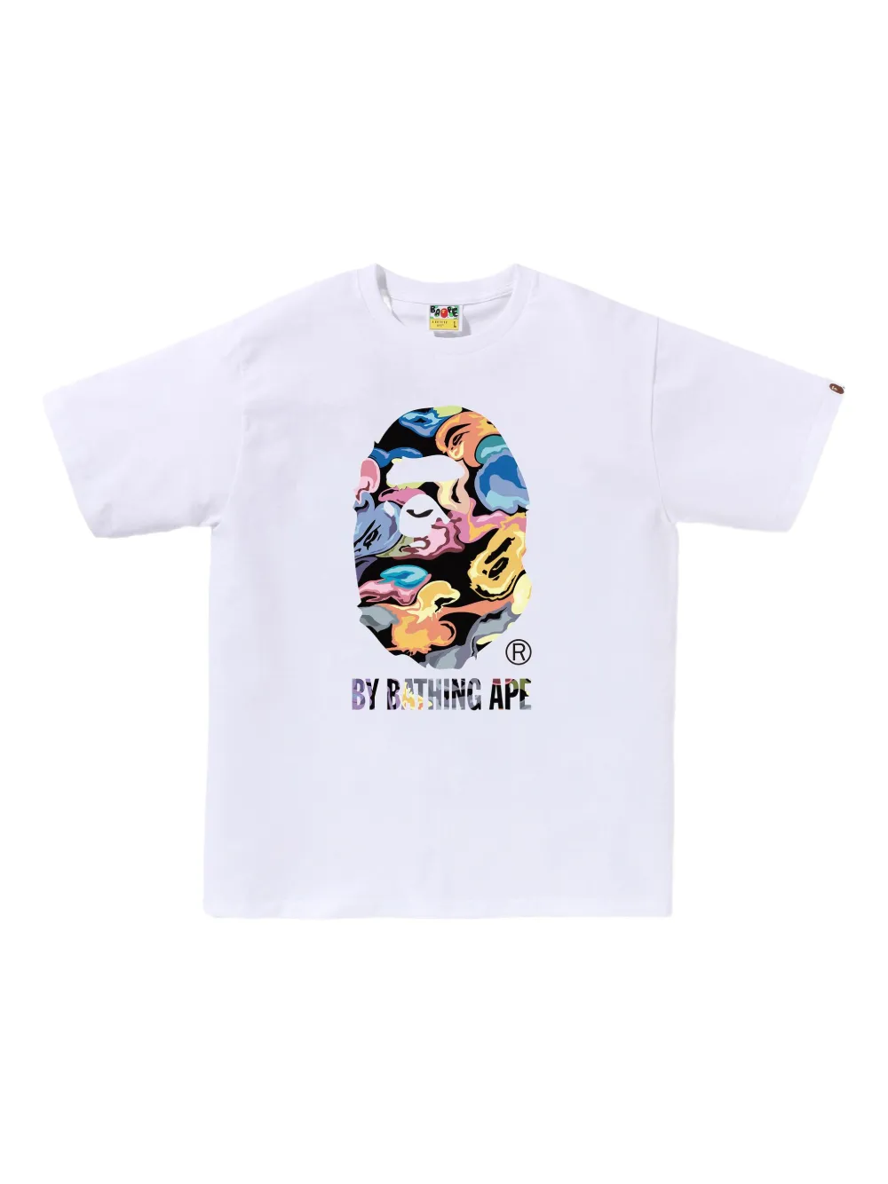 A BATHING APE® playera con motivo gráfico | blanco | Image 1