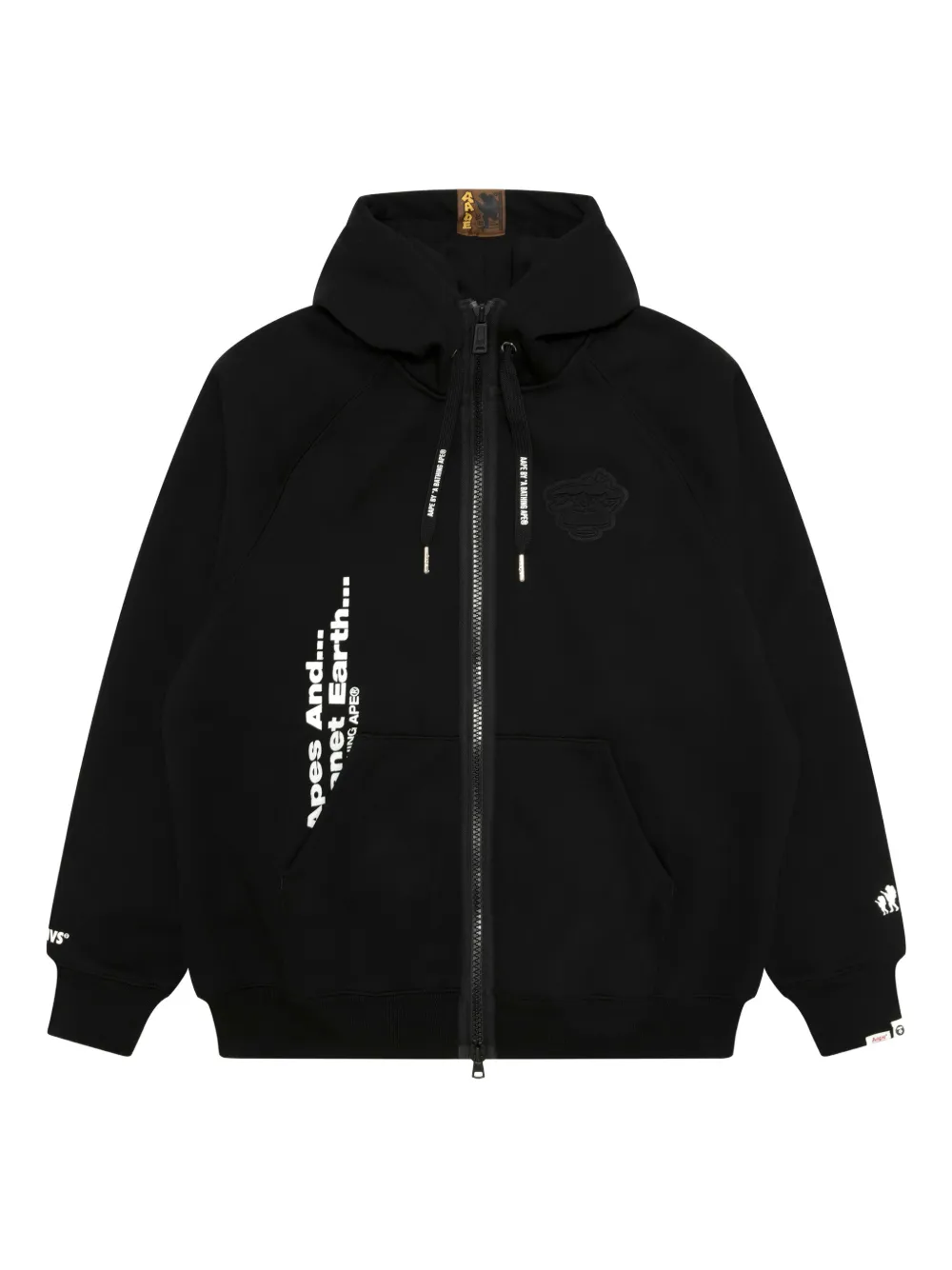 AAPE BY *A BATHING APE® hoodie con cierre | negro | Image 1