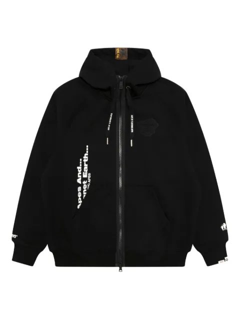 AAPE BY *A BATHING APE® hooded zip hoodie