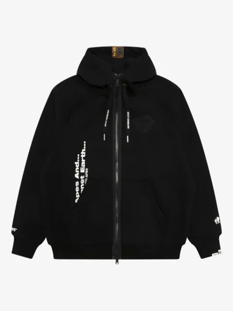 AAPE BY *A BATHING APE® hoodie con cierre