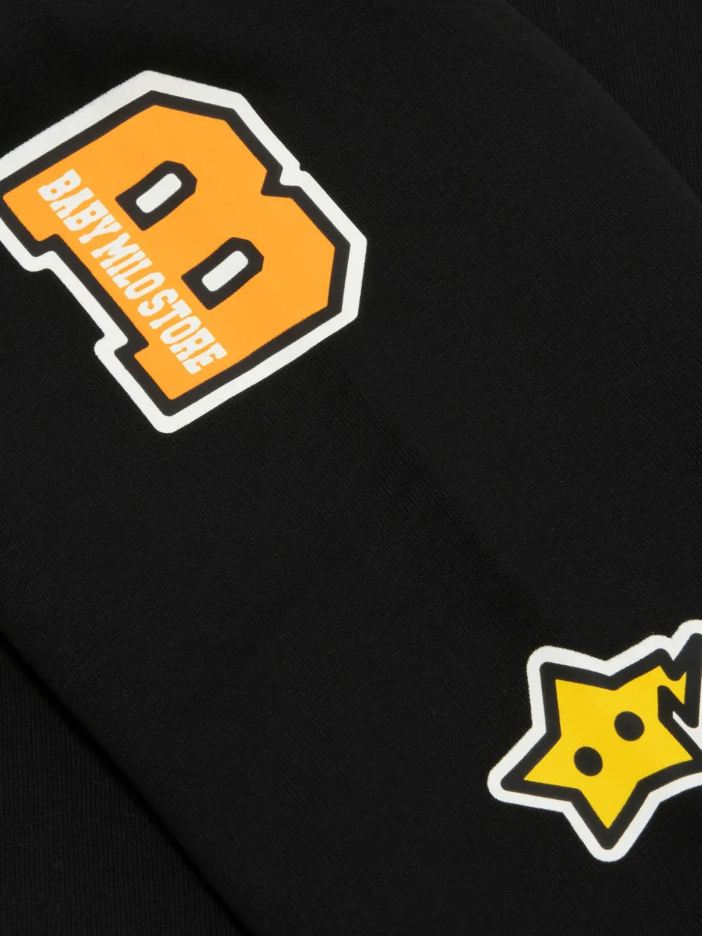 *BABY MILO STORE BY *A BATHING APE Trui met applicatie Zwart