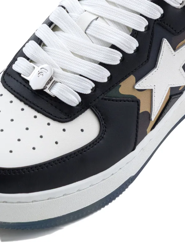 A BATHING APE® BAPE STA カモフラージュ スニーカー | ブラック