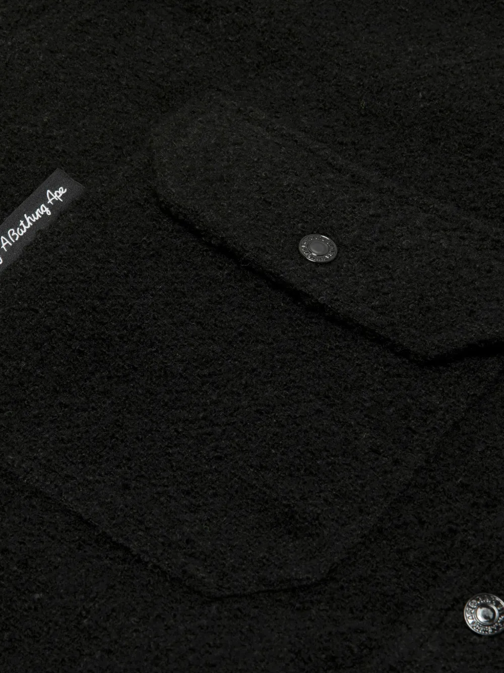 Aape By A Bathing Ape Pocket Logo Shirt In Black