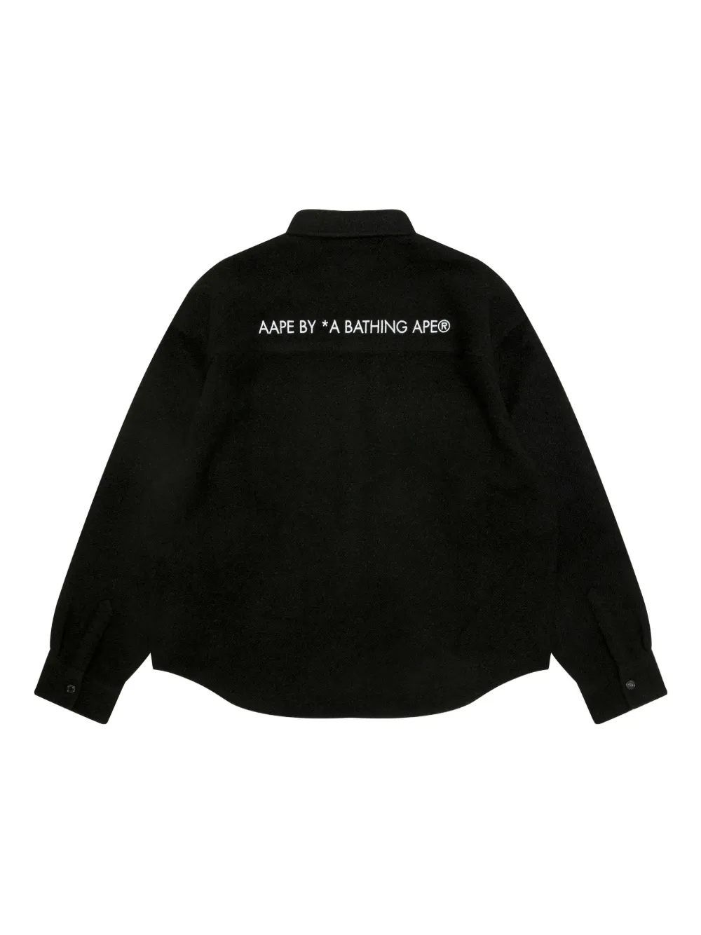 AAPE BY *A BATHING APE Overhemd met logo - Zwart