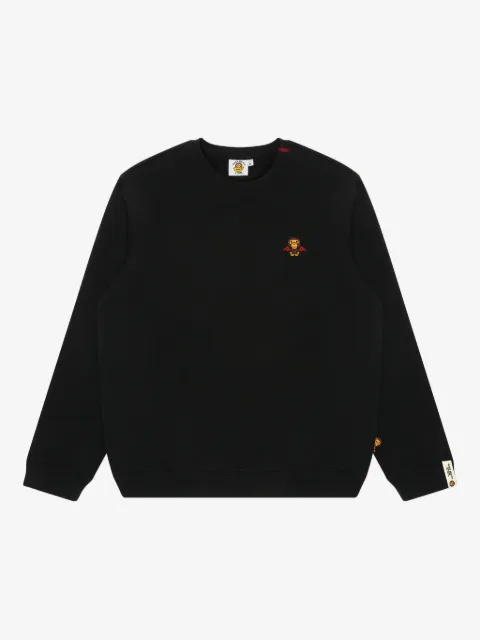 A BATHING APE® logo-embroidered sweater