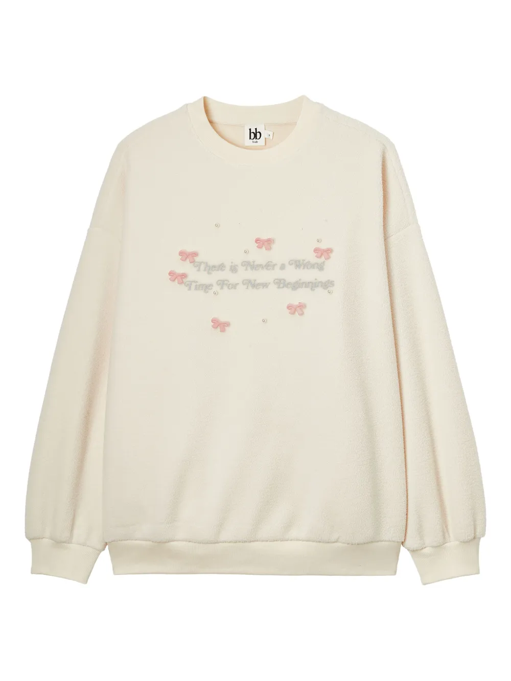 B+ab Bow-embellished Sweater In Neutral