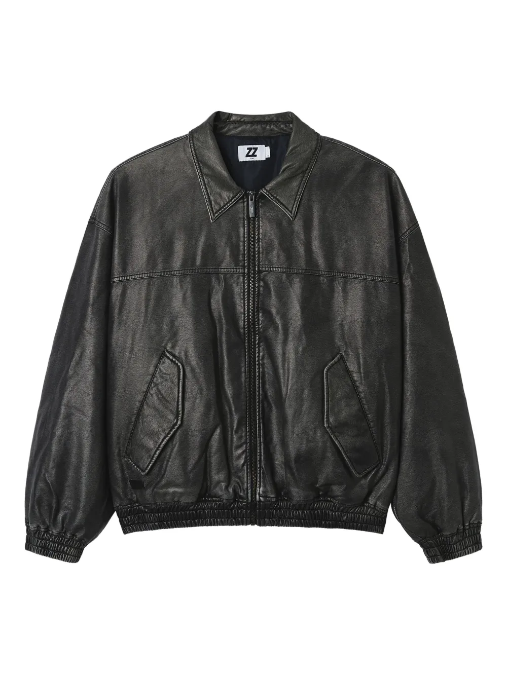 Izzue Pocket Zip Jacket In Black