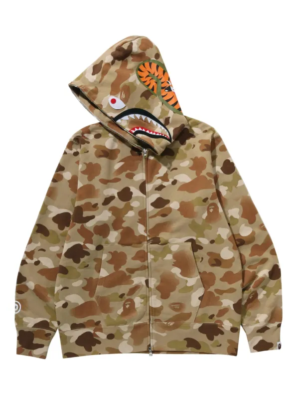 A BATHING APE® カモフラージュ ジップパーカー | ニュートラル 