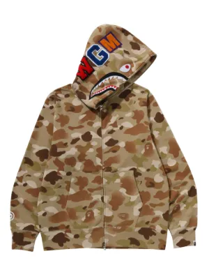 A BATHING APE® カモフラージュ パーカー | グリーン | FARFETCH JP