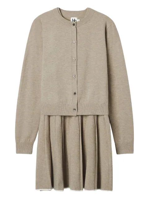 b+ab buttoned pleated all-in-one